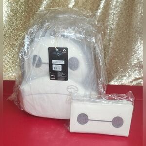 Loungefly Disney Big Hero 6 Baymax Cosplay Mini Backpack & Wallet Exclusive NIP